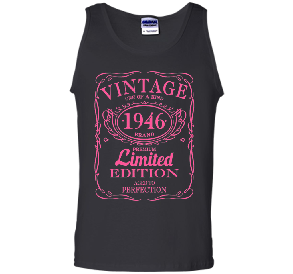 70th Birthday Gift Vintage 1946 Limited Edition T-Shirt Pink