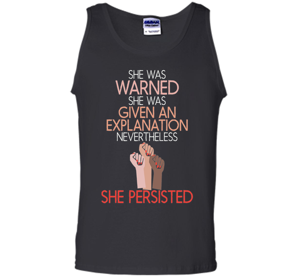 She Was Warned Nevertheless She Persisted Women Hot T-shirt