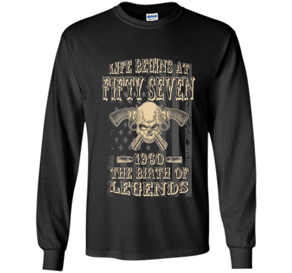 Life Begins At Fifty Seven 1960 The Birth Of Legends t-shirt