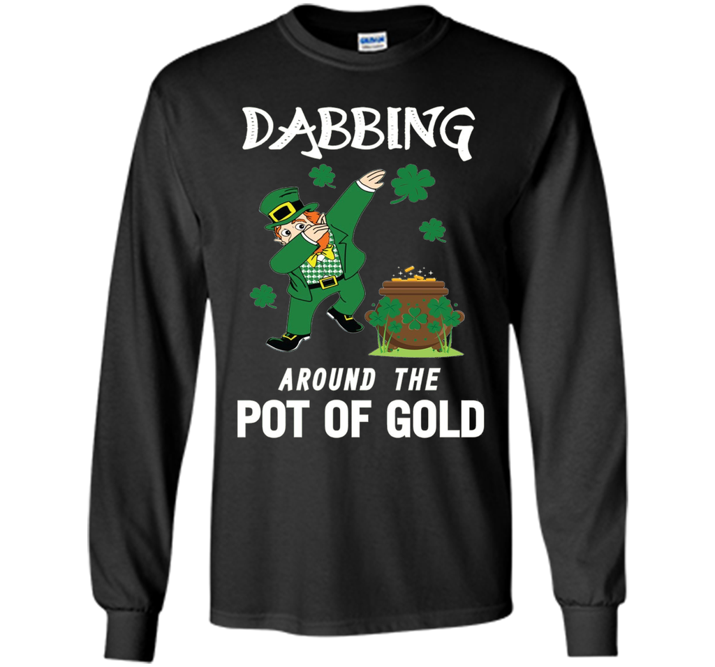 Dabbing Leprechaun Saint Patricks Day T-Shirt for Boys Girls