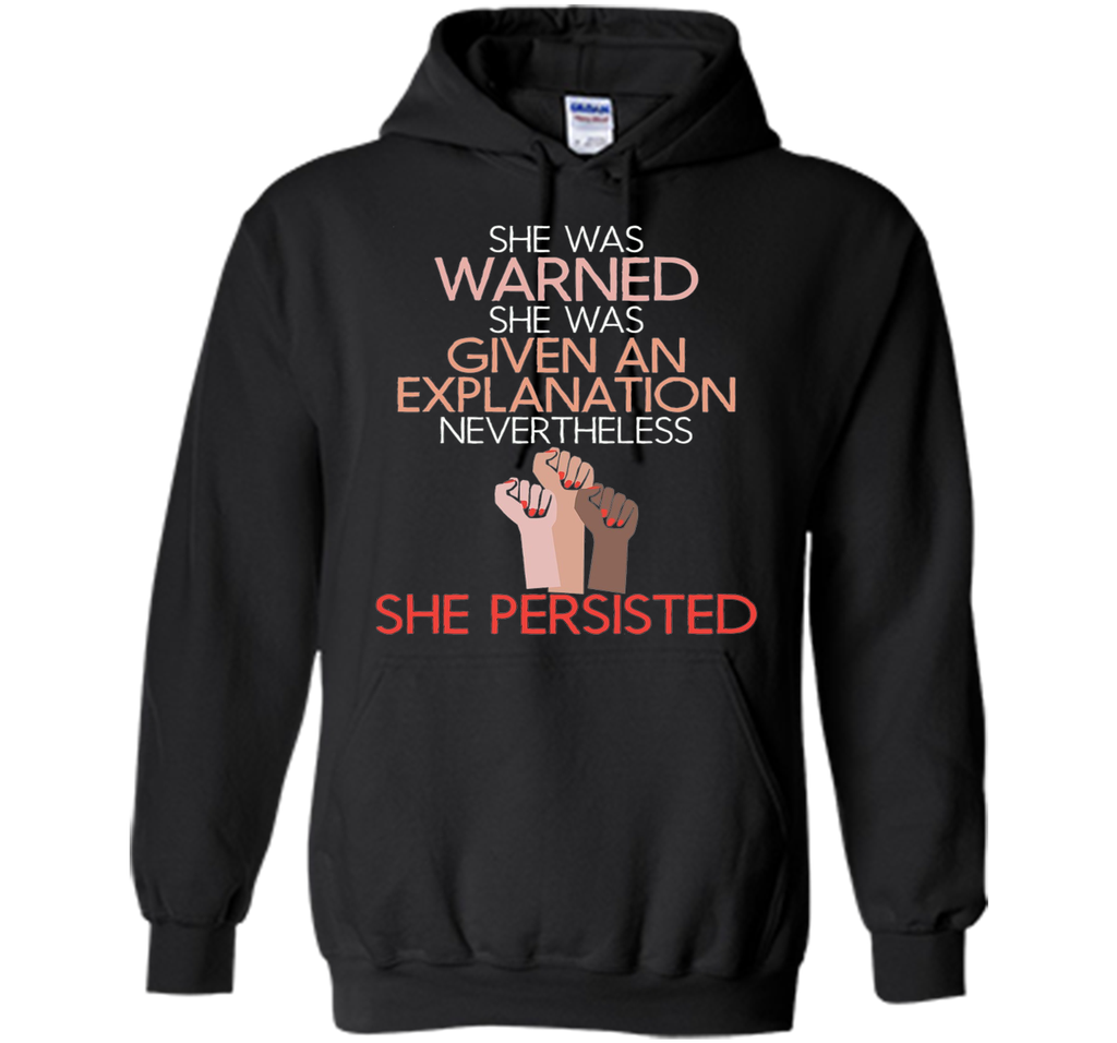 She Was Warned Nevertheless She Persisted Women Hot T-shirt