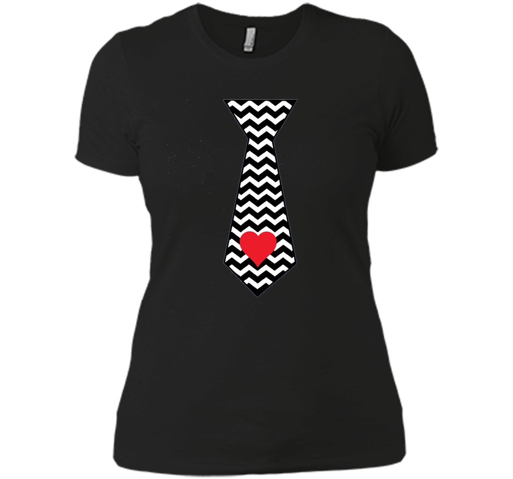 Valentines Day Gift for Men and Boys Tie T-Shirt