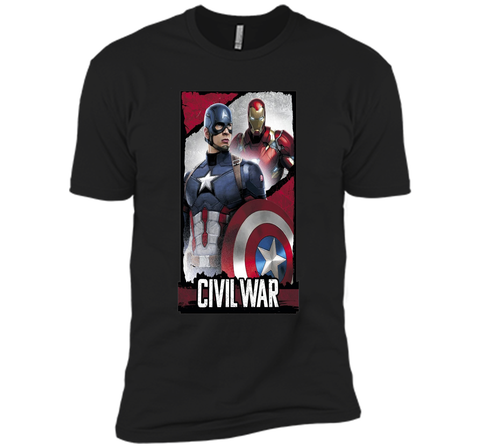 Captain America Civil War Line Graphic T-Shirt