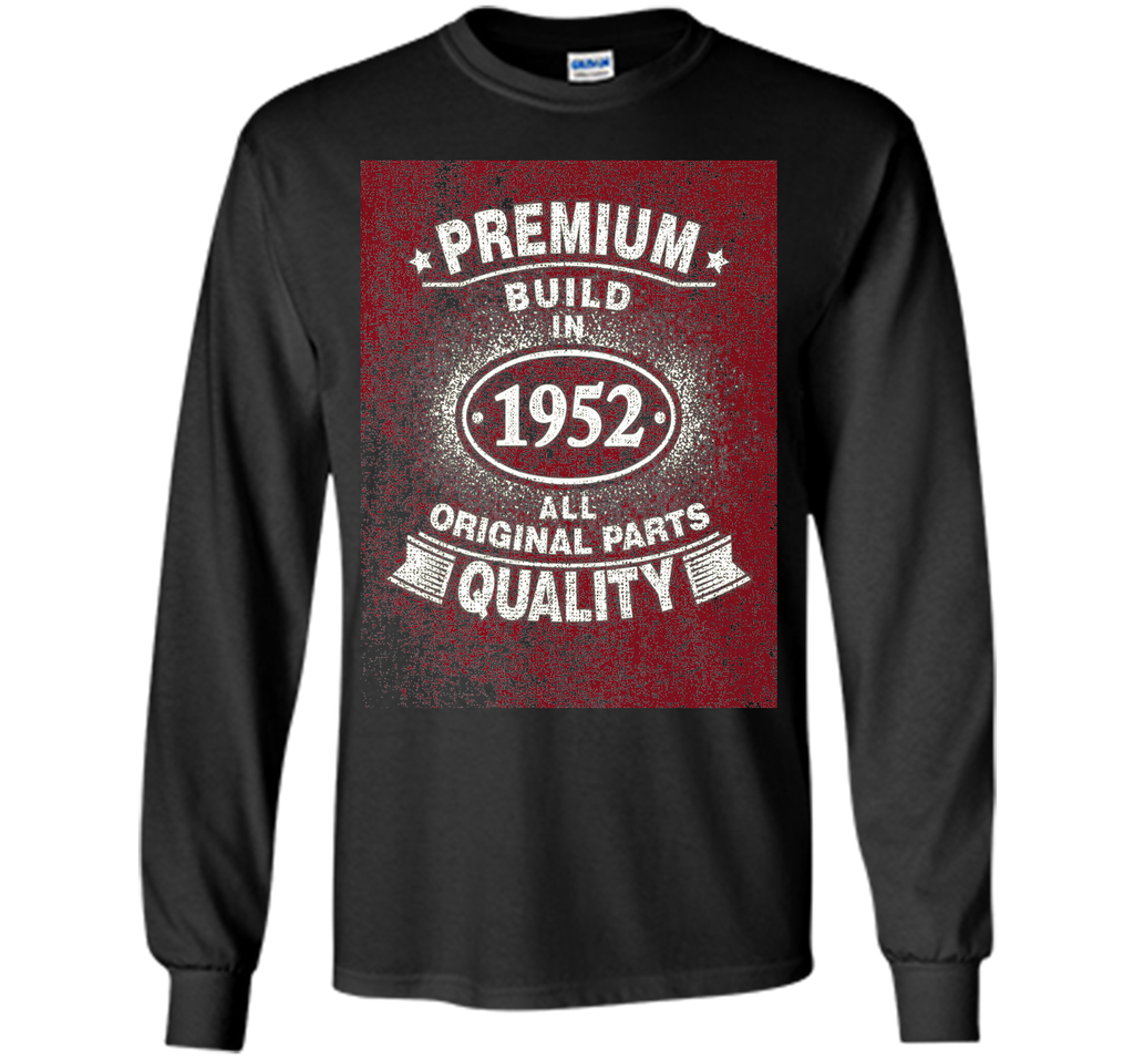 64 Years Old Build In 1952 Birthday Distressed Gift T-Shirt