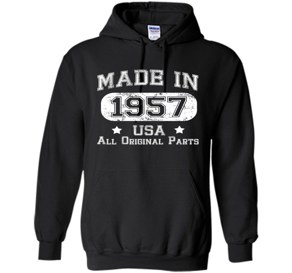 Made In 1957 - USA All Original Parts- Birthday T Shirt