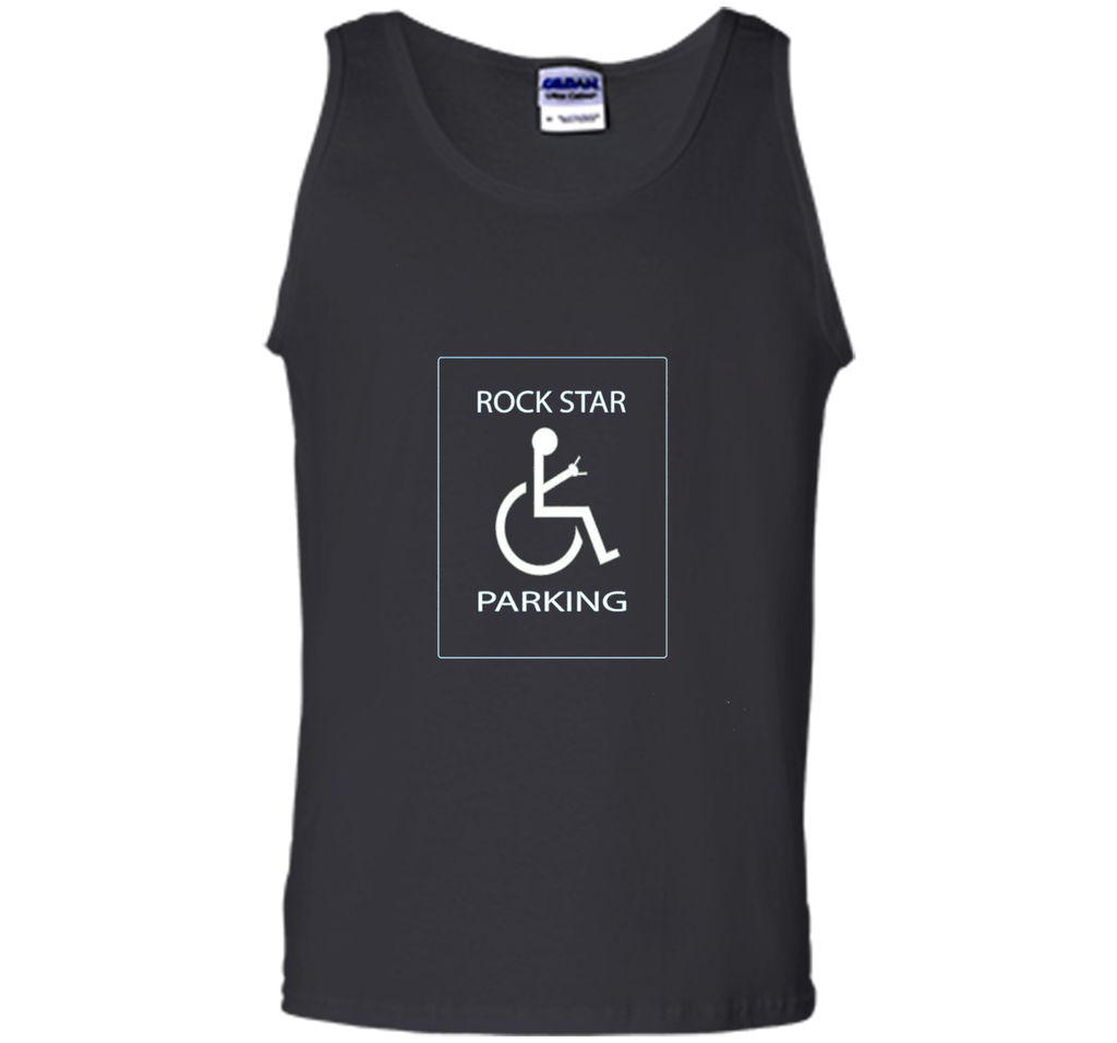 Rock Star Parking Handicap Sign t-shirt tee disabled funny
