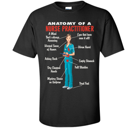 Anatomy Of A Nurse Practitioner -  Nurse Practitioner Shirt