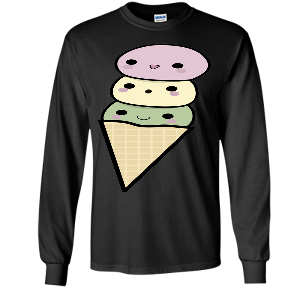 Kawaii Ice Cream Cone T-Shirt T-Shirt