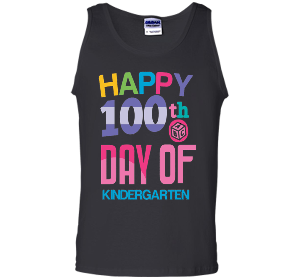 Happy 100th Day of Kindergarten School T-shirt Teacher Tee