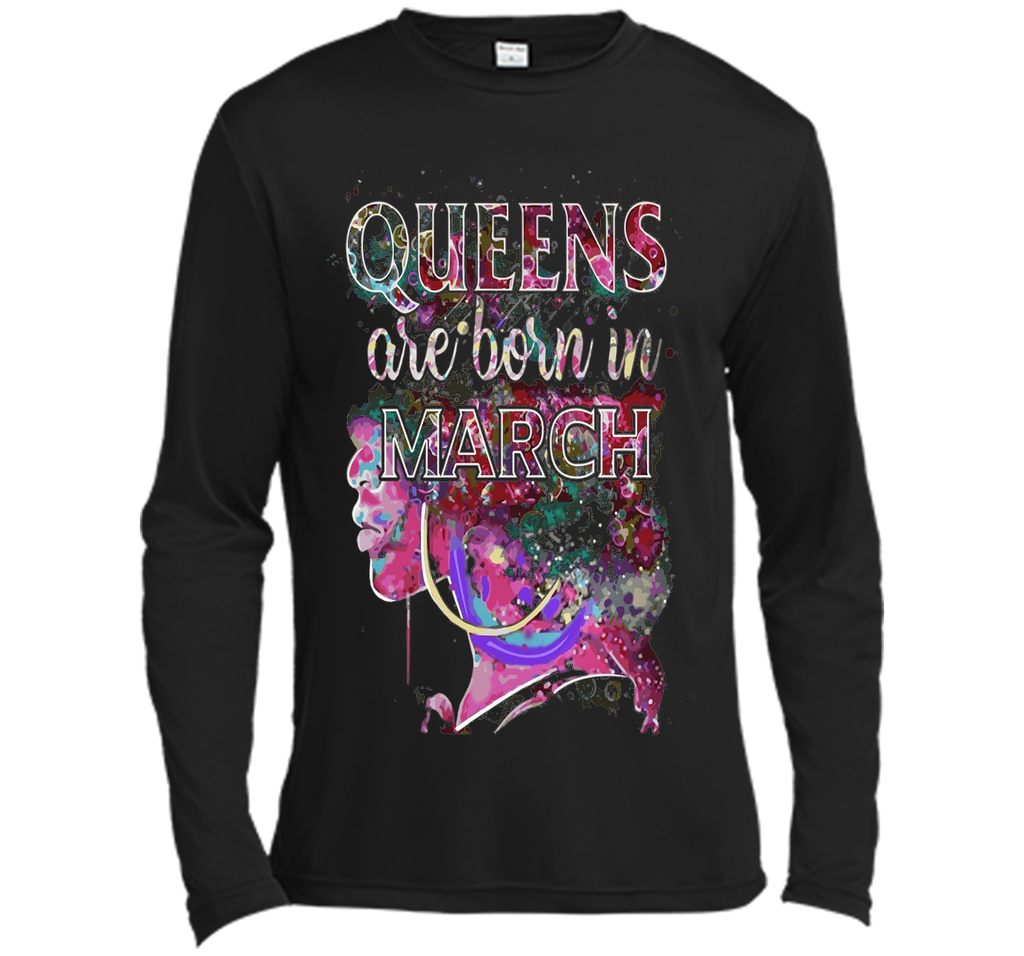 March Queens, Colorful Birthday T-Shirt