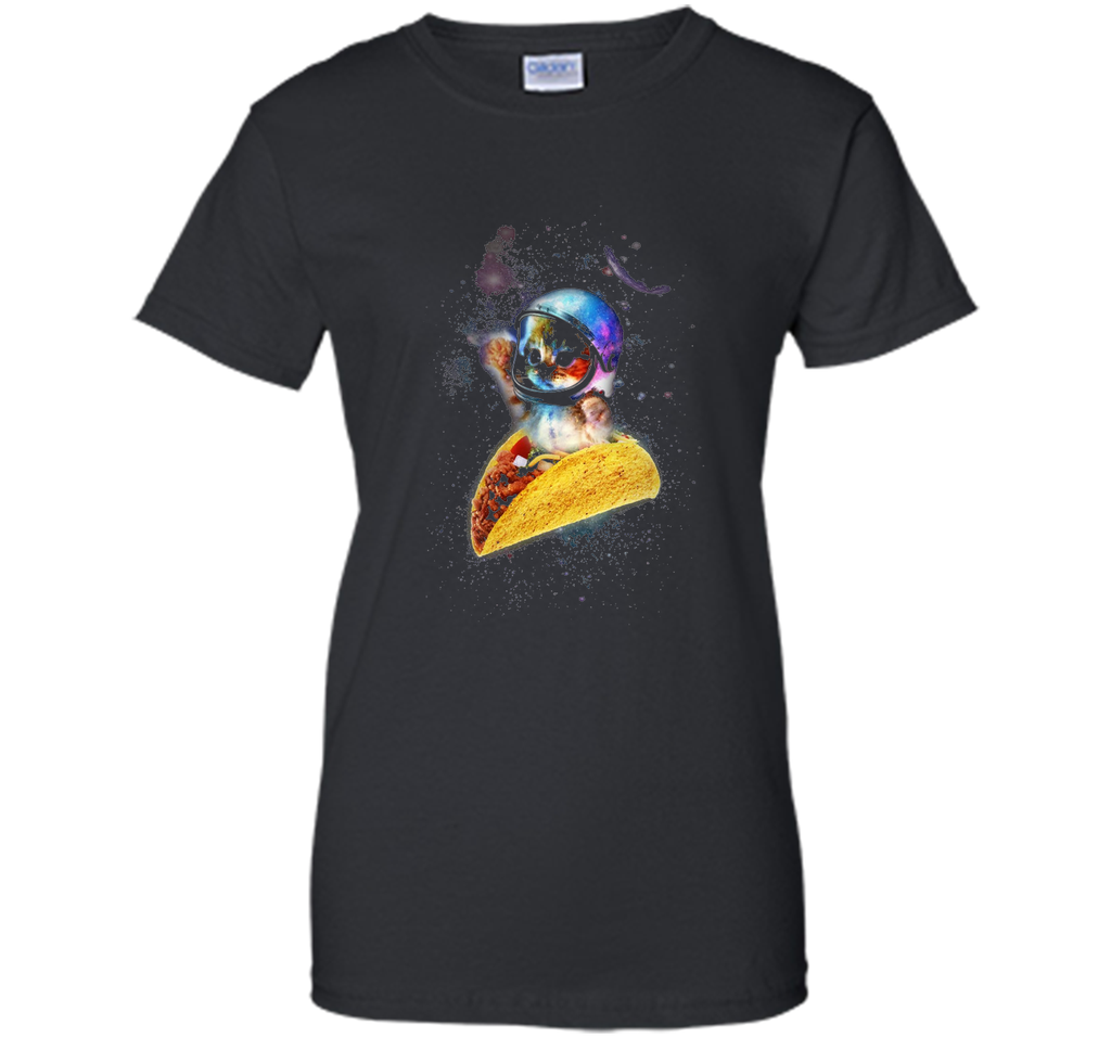 Official Crazy Space Taco Cat Funny T-Shirt