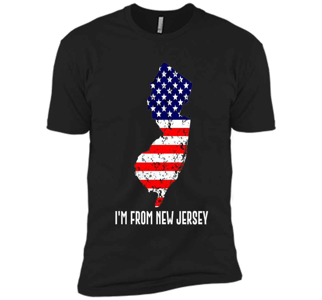 Proud of New Jersey USA flag Independence day Tee