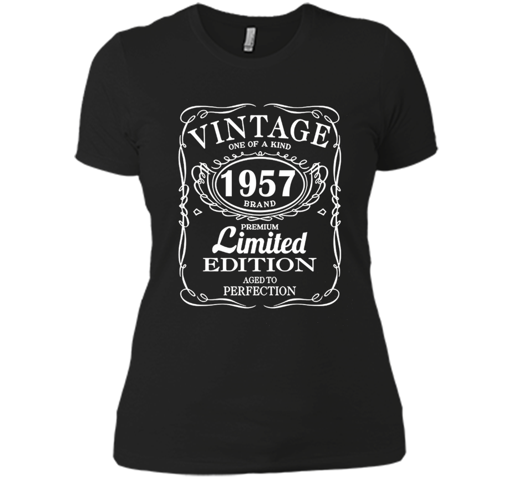 Vintage Born in 1957 60 Years Old Birthday Tshirt