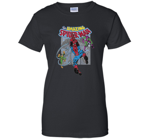 Amazing Spider-Man Battles Evil Graphic T-Shirt