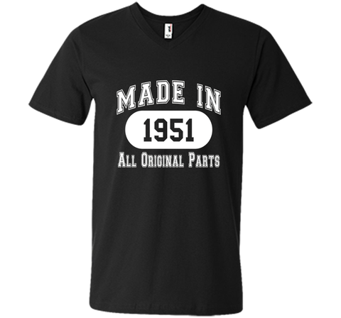65th Birthday Gift Made In 1951 All Original Parts T-Shirt