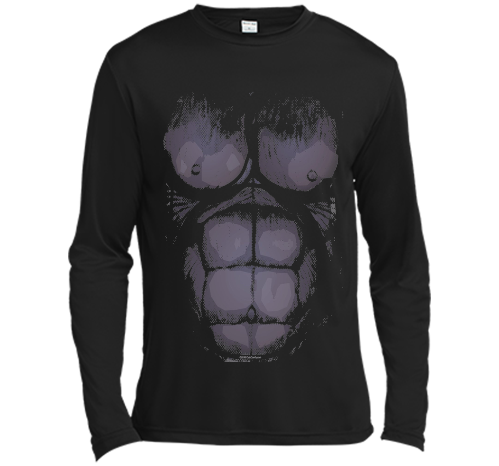 Funny Gorilla Chest Costume Halloween T-Shirt