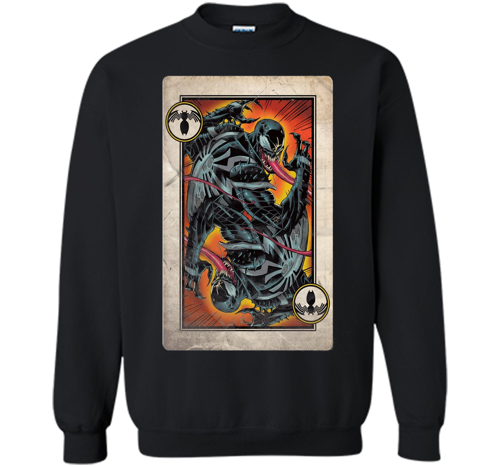 Venom Playing Card Graphic T-Shirt