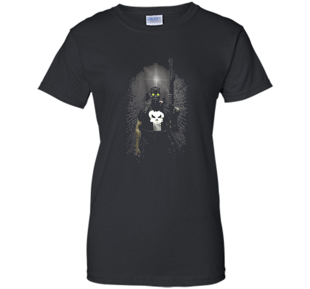 Punisher Gas Mask Graphic T-Shirt
