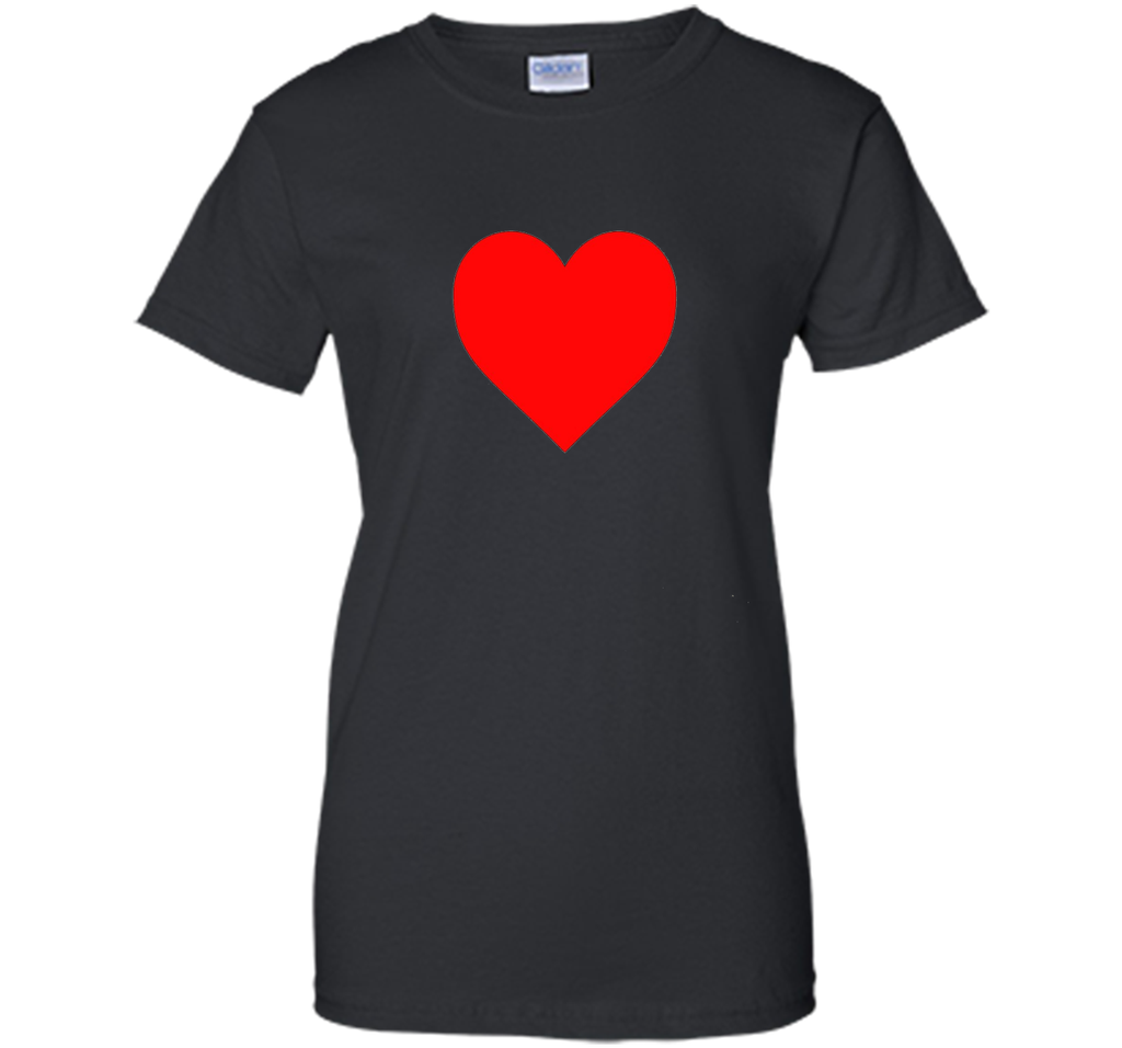 I Love You Red Heart T-Shirt