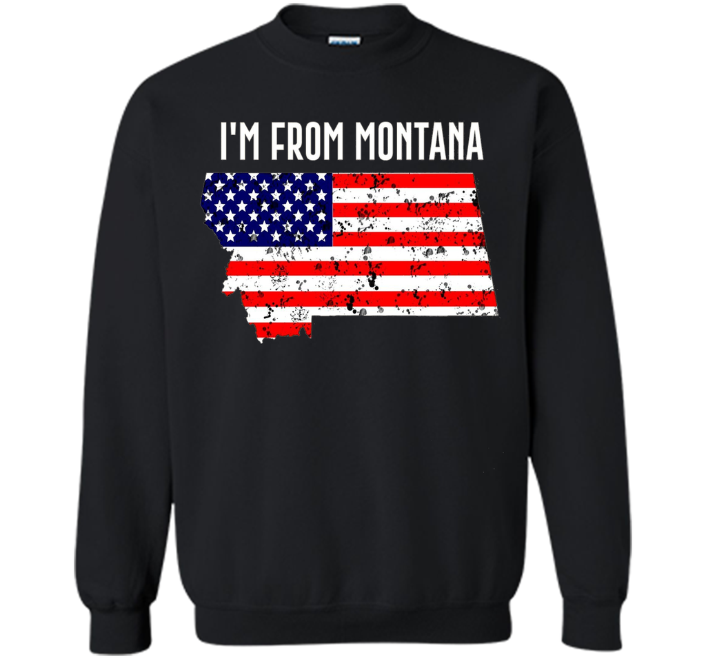 Proud of Montana -US flag Independence day Tshirt