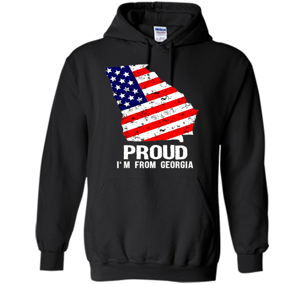 Proud of Georgia  -US flag Independence day Tshirt
