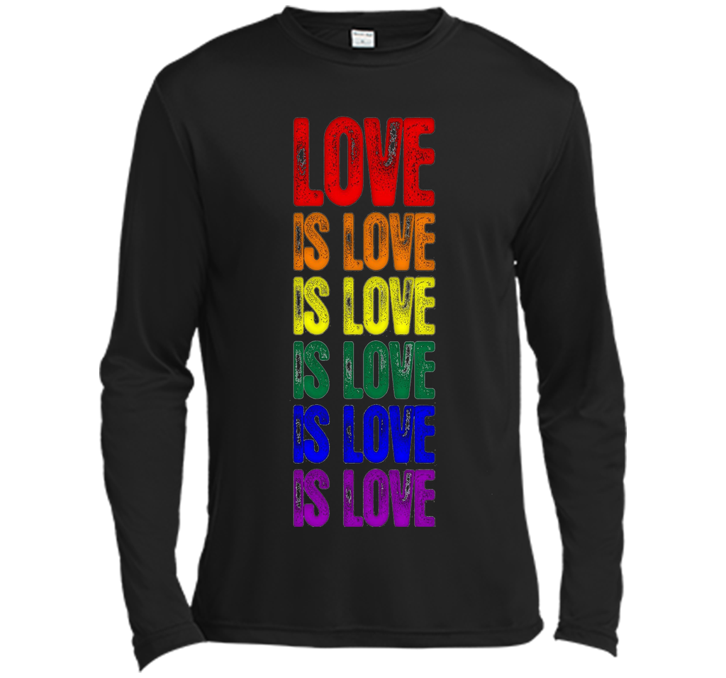 Gay Pride Flag Love is Love is Love T-Shirt