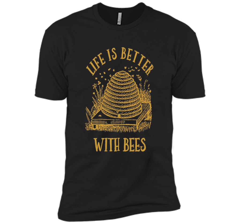 Vintage Beehive Life Is Better With Bees T-Shirt