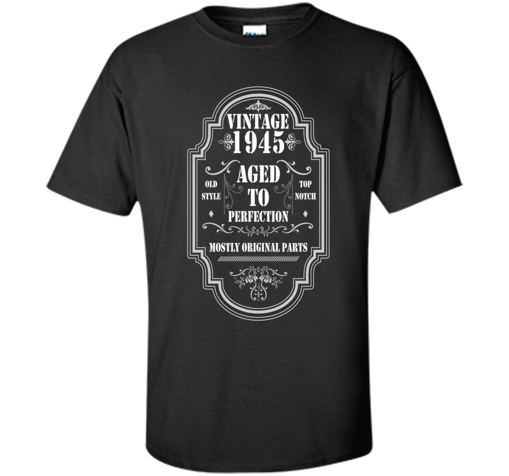 Vintage 1945 T-Shirt. Birthday Gifts For Women/Men
