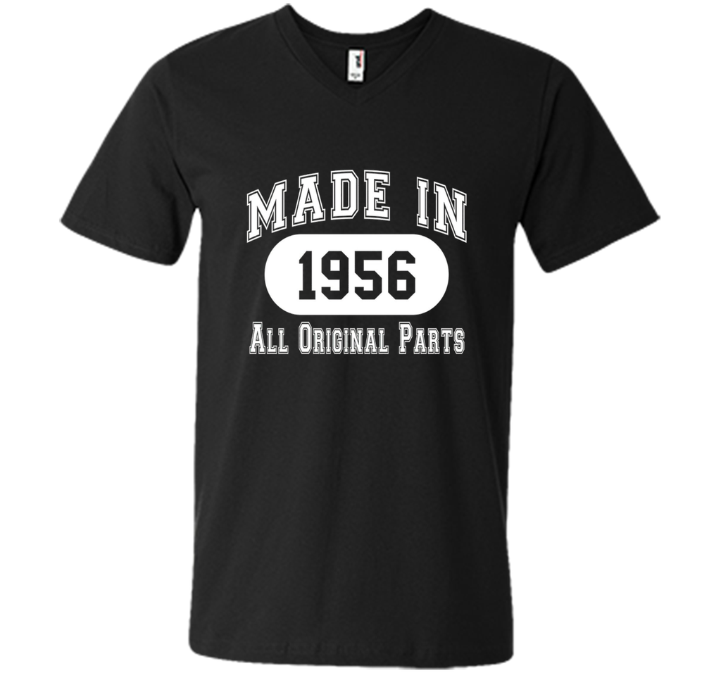 Men's 61st Birthday Gift Made in 1956 All Original Parts T-Shirt
