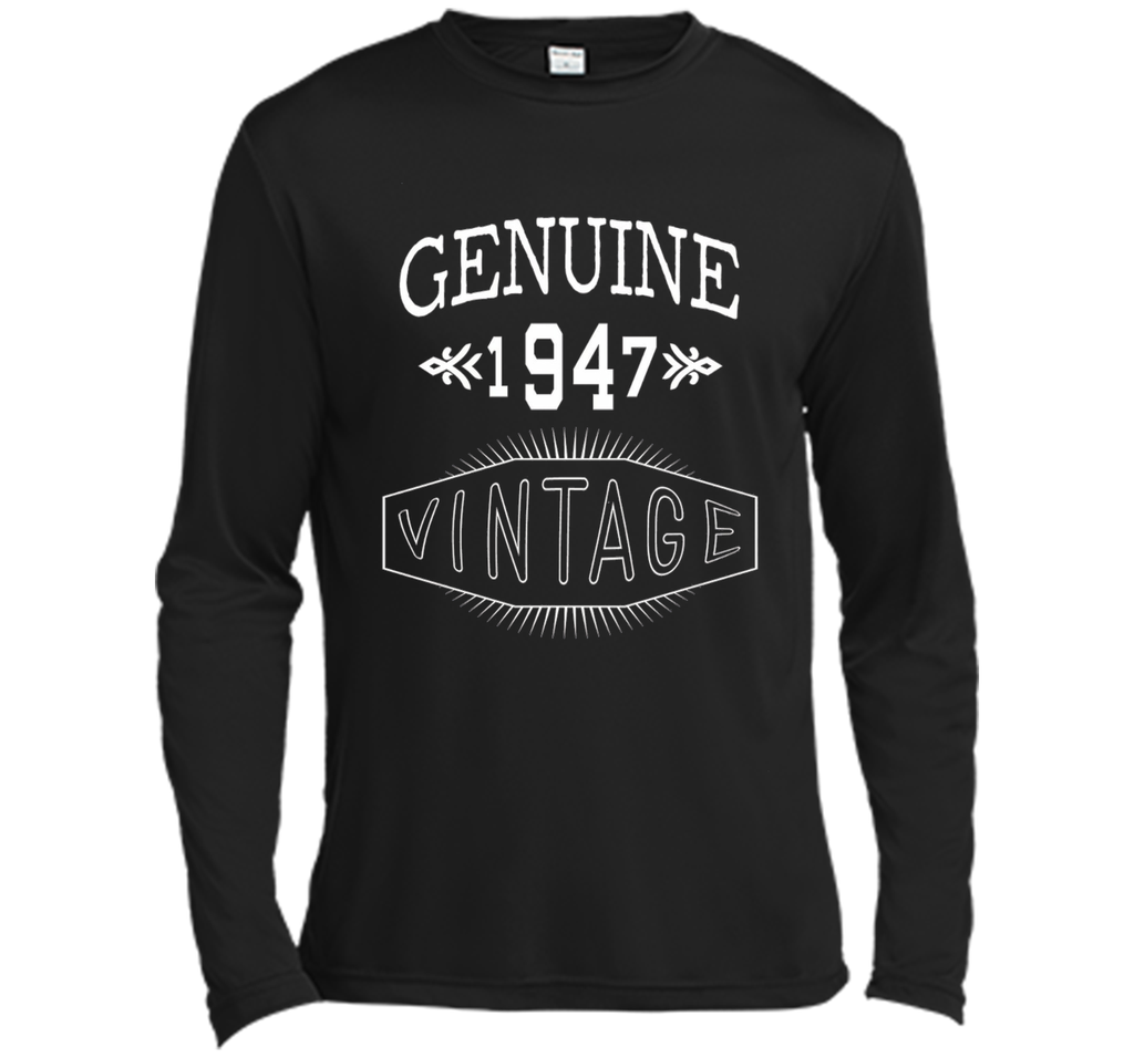 Genuine 1947 Vintage Birthday Gifts T-shirt For Men Women
