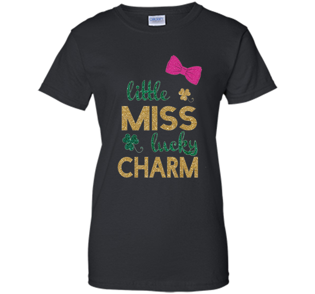 Little miss lucky charm st. patrick's day shirts for girls