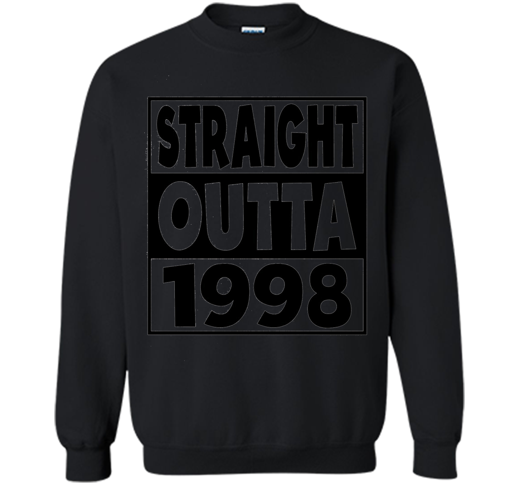 19th Birthday Gift T-Shirt Straight Outta 1998 White