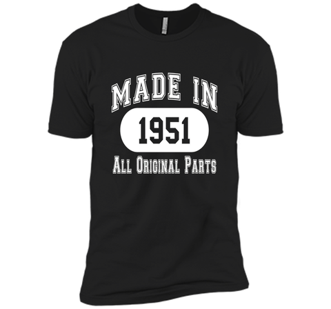 65th Birthday Gift Made In 1951 All Original Parts T-Shirt