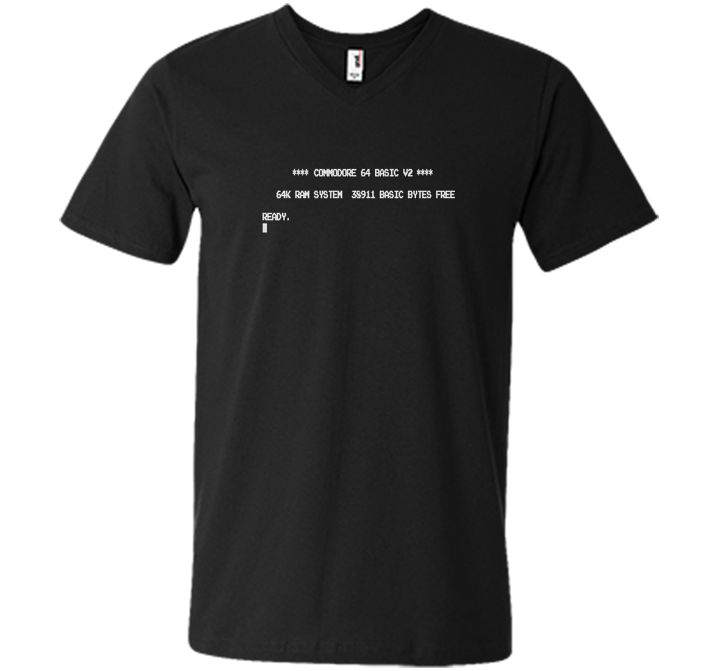 Retro C=64 Boot Screen Graphic Tee Shirt Vintage T-Shirt