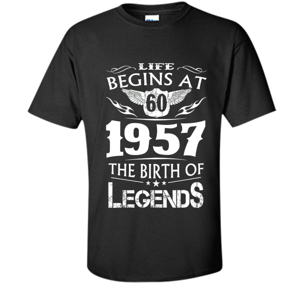 Life Begins At 60 1957 The Birth Of Legends Tshirt cool shirt
