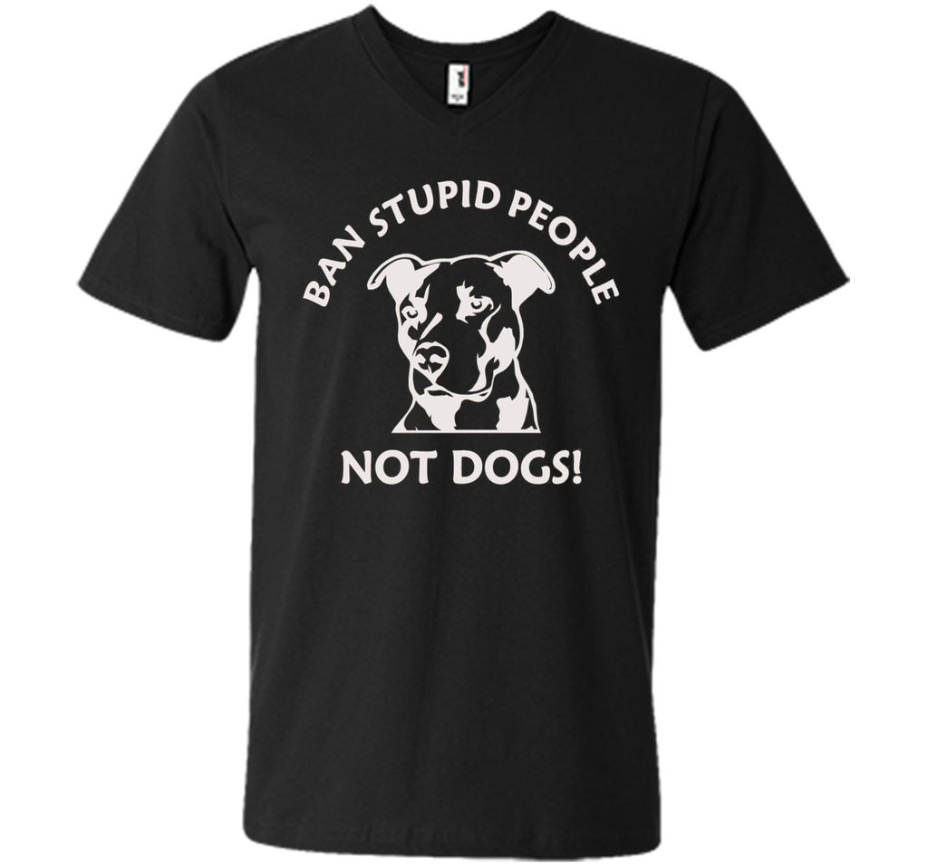 Ban Stupid People Not Dogs Pit Bull t-shirt (pit bull shirt)