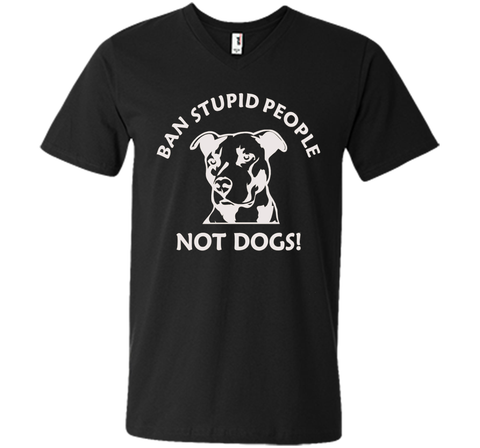 Ban Stupid People Not Dogs Pit Bull t-shirt (pit bull shirt)