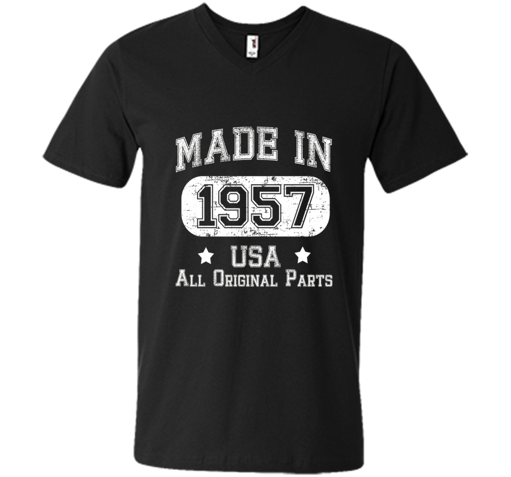 Made In 1957 - USA All Original Parts- Birthday T Shirt
