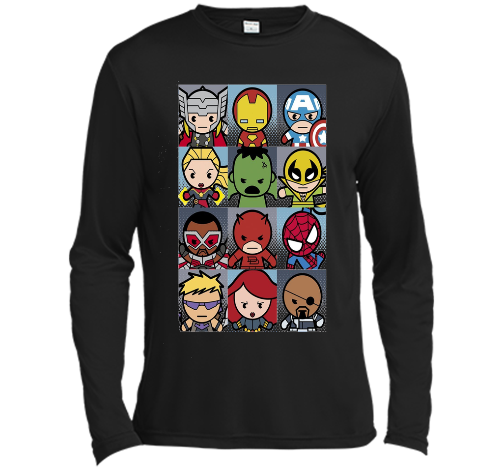 Kawaii Heroes Graphic T-Shirt