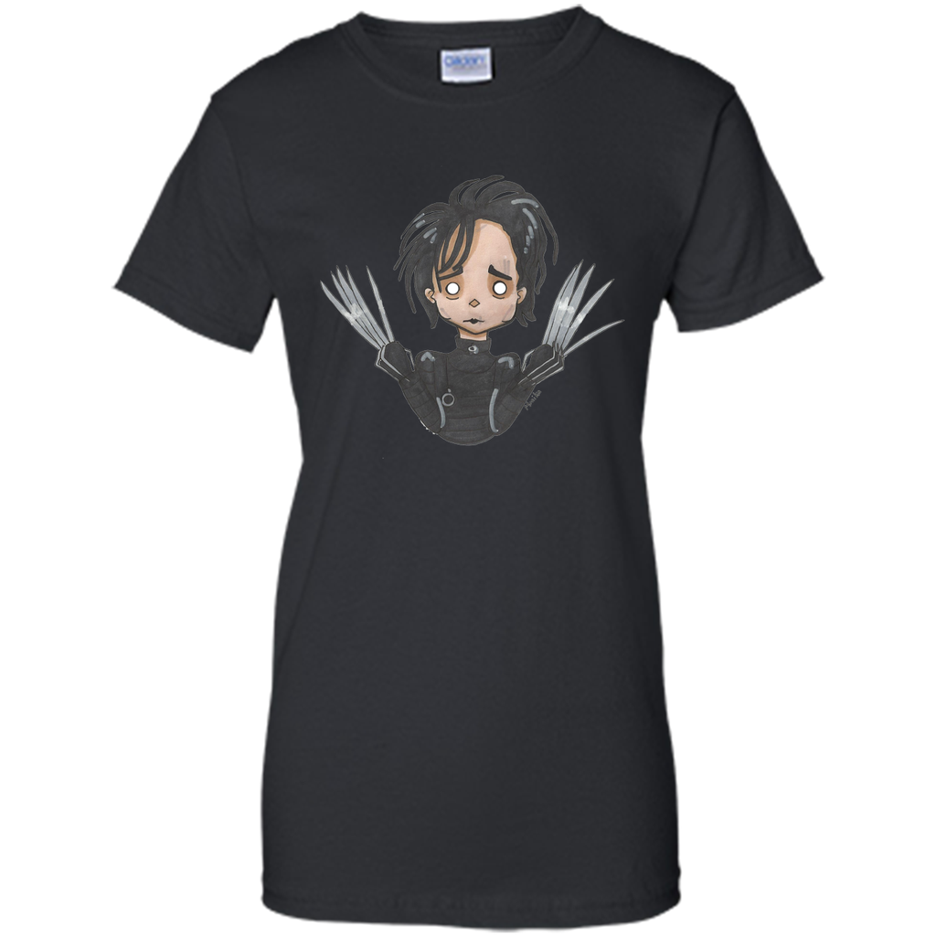 Edward Scissorhands-Cartoon graphic T-Shirt