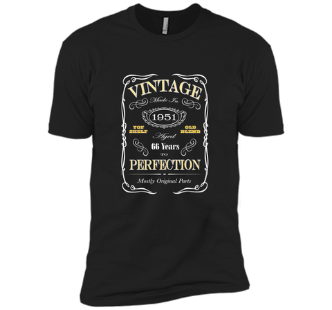 66th Birthday Gift T-Shirt - Born In 1951 Vintage Style