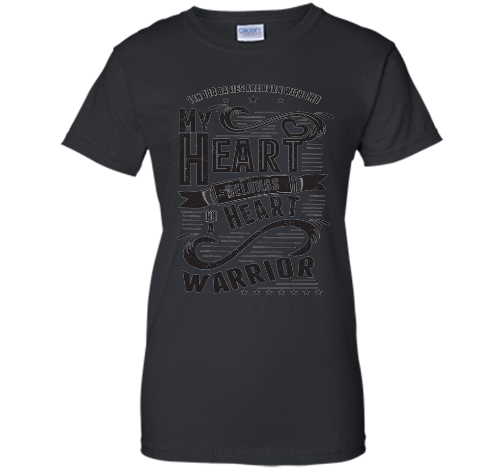CHD Shirts - My Heart Belongs To A Heart Warrior T-Shirt
