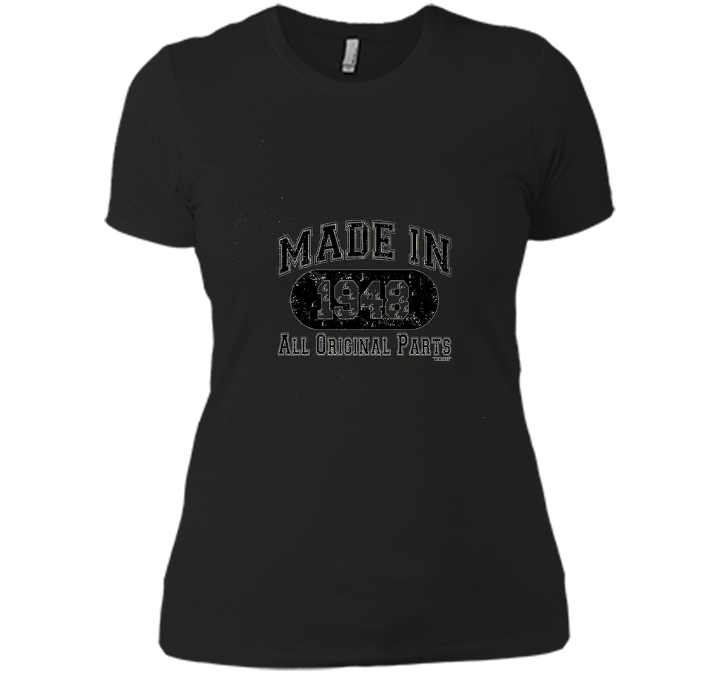 Made In 1948 All Original Parts Funny Birthday T-Shirt