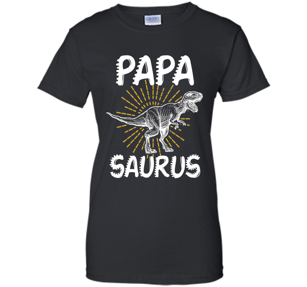 Dinosaur Papa  Proud Papa T- Shirt  Fathers Day Gift