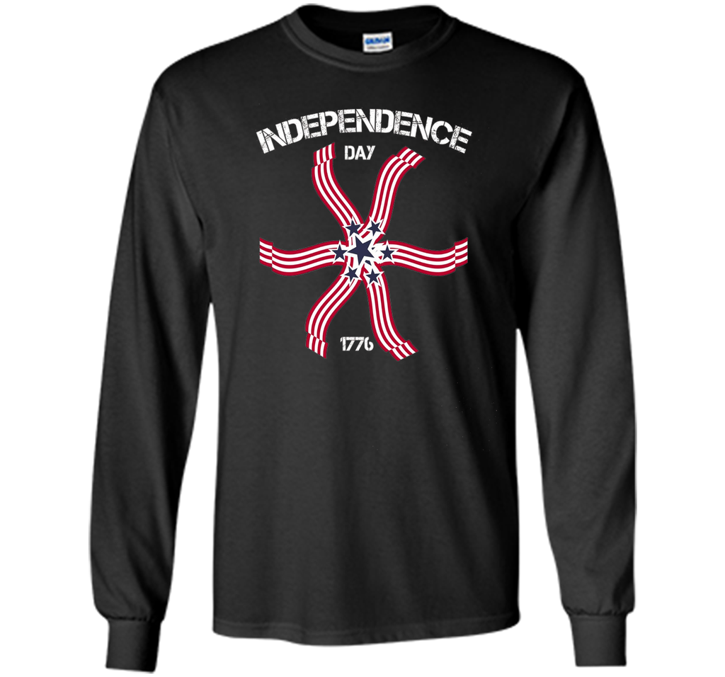 Independence Day American Flag Pinwheel T shirt