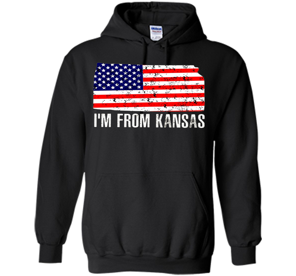 Proud of Kansa-US flag Independence day Tshirt