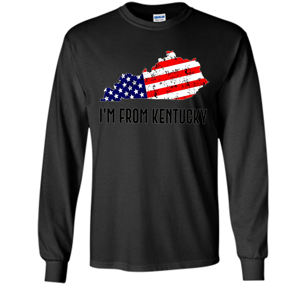 Proud of Kentucky USA flag Independence day Tshirt