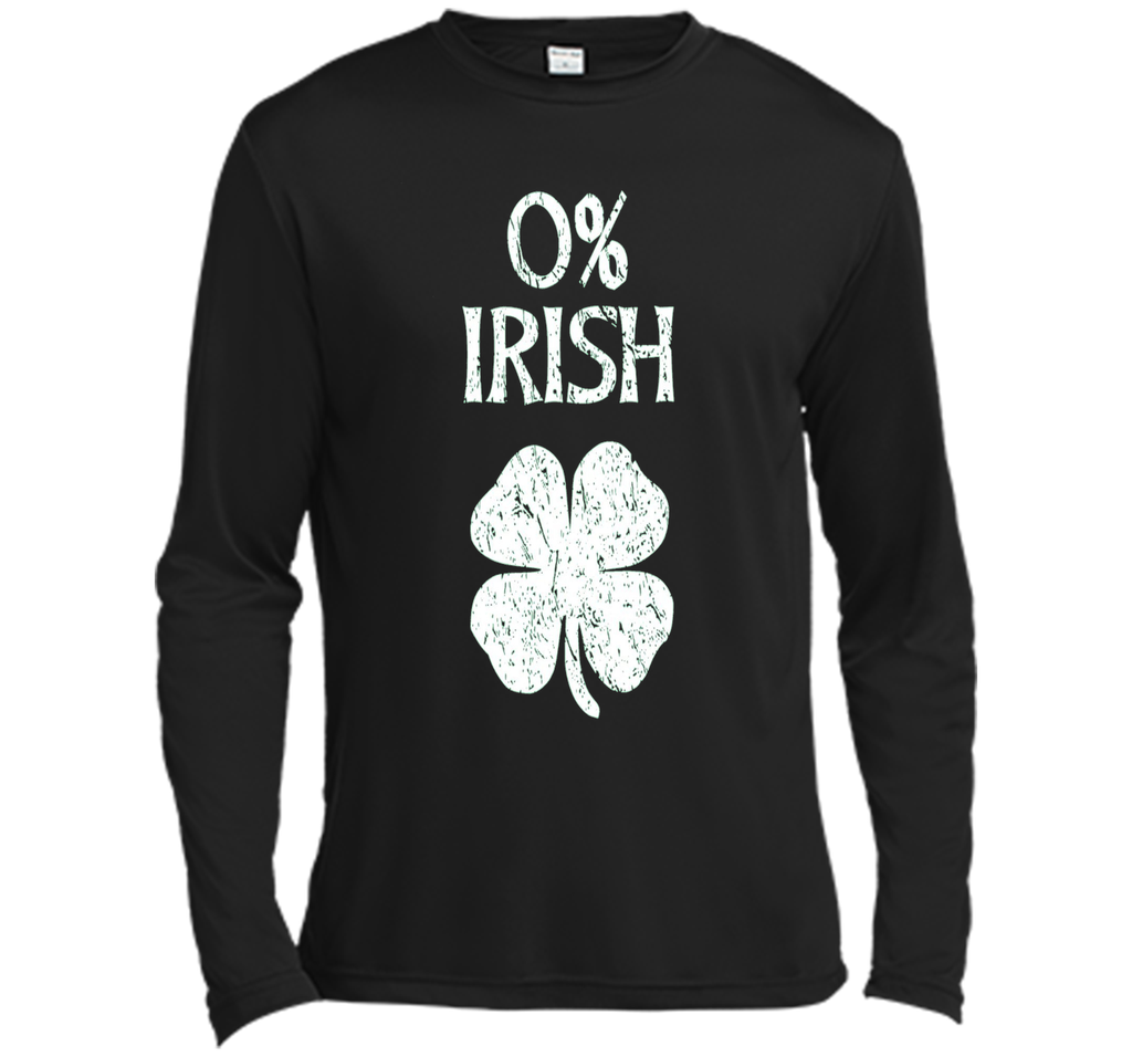 Short-Sleeve Unisex St. Patrick's Day T-Shirt with 0% Irish Screenprint