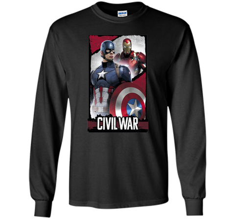 Captain America Civil War Line Graphic T-Shirt