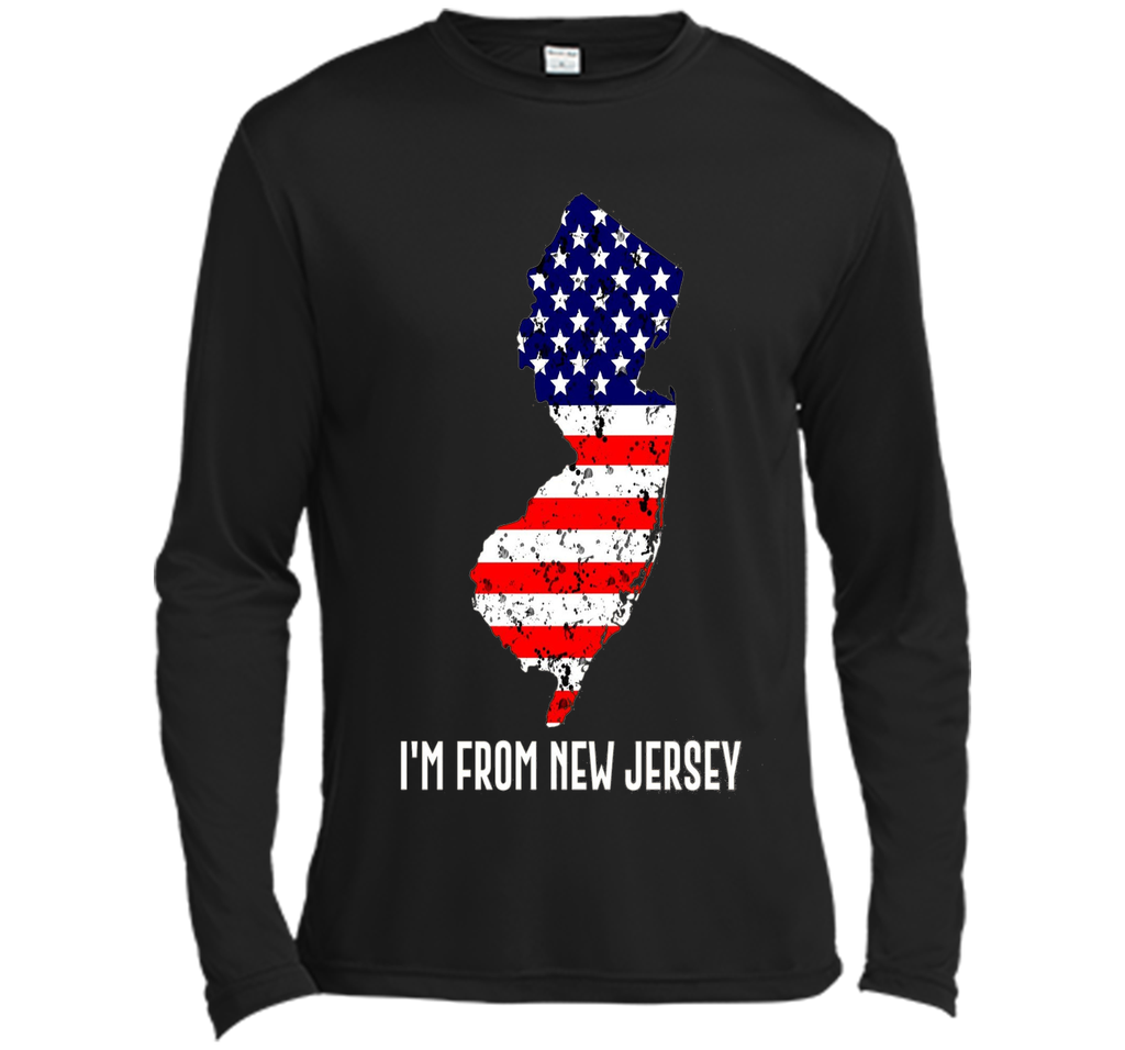 Proud of New Jersey USA flag Independence day Tee